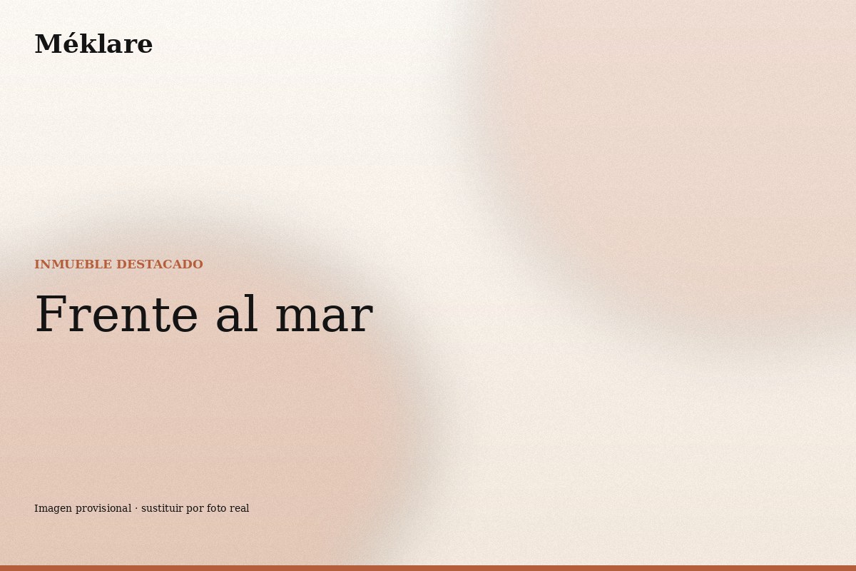 Apartamento frente al mar