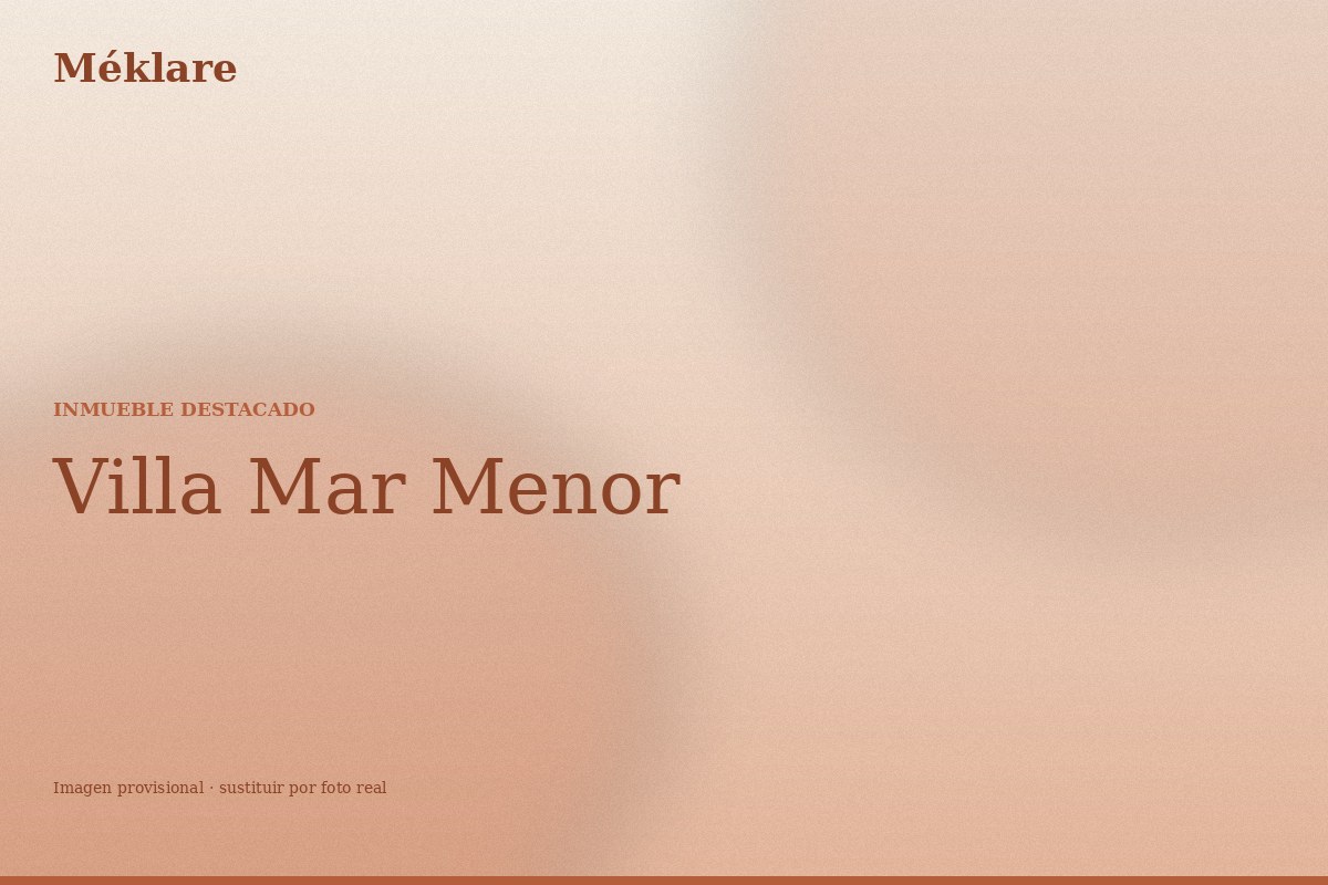 Villa con piscina en Mar Menor